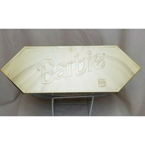 VTG 1996 Holidays SPECIAL EDITION Barbie Doll 15646 Red Gold Faux Fur Trim Hat - Picture 12 of 12